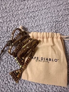 Cape Diablo Beaded Multi-Strand Wrap Bracelet for Apple Watch
